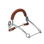 Hackamore muserolle en cuir tress