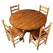 Table et chaises en pin massif